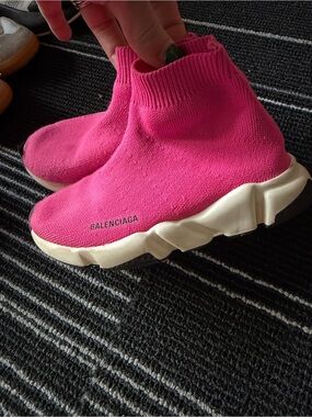 Balenciaga Hot Pink Kids Sneakers